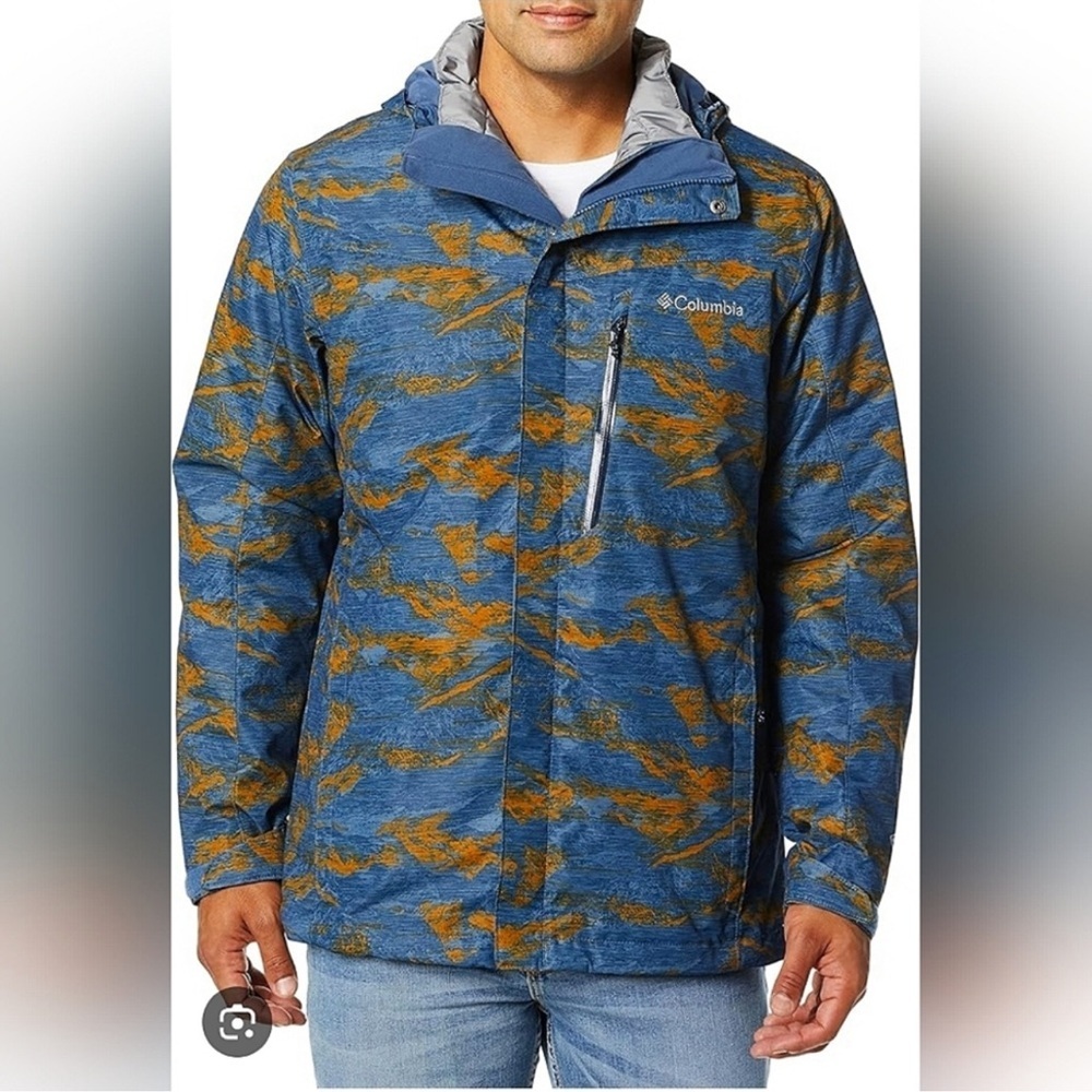 Columbia Men's Whirlibird™ V Interchange Jacket in Blue Multi Outdoor hiking XL